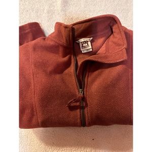 Avalanche Basic Jacket Women's M Orange Full Zipper Collared Long Sleeve